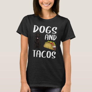Camiseta Cães E Tacos Comida Mexicana Revestida Plana