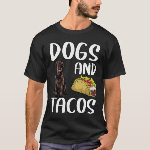 Camiseta Cães e Tacos Giant Schnauzer Comida mexicana