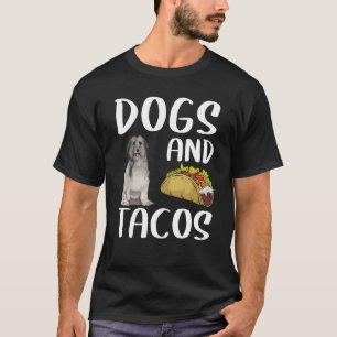 Camiseta Cães e Tacos Pastores Pirenéus Comida Mexicana