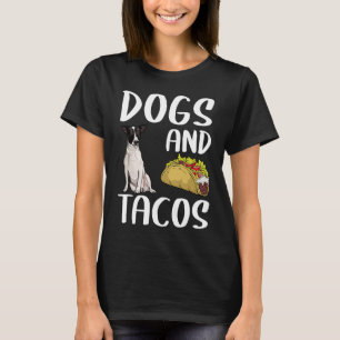 Camiseta Cães E Tacos Rat Terrier Comida Mexicana