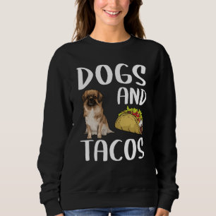 Camiseta Cães E Tacos Spaniel Tibetano Comida Mexicana