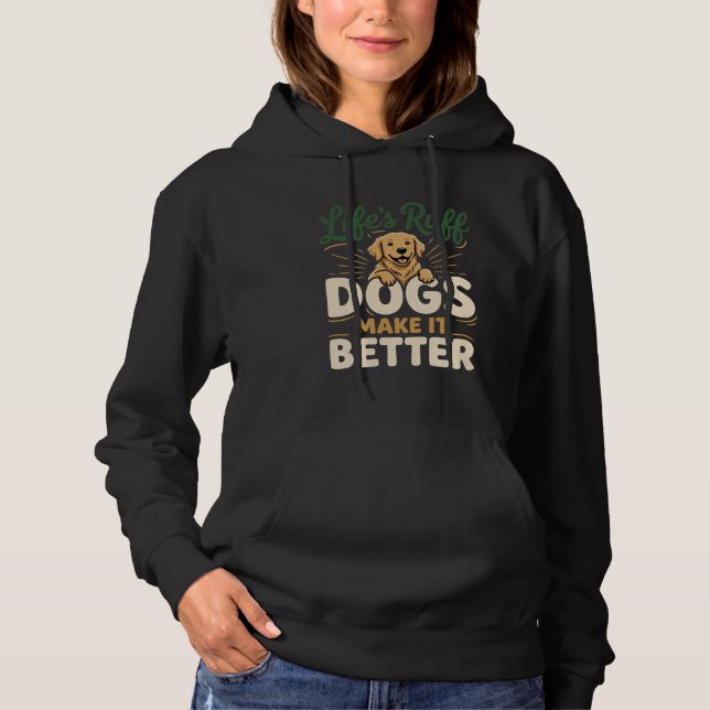 Camiseta Cães Engraçados Tornam Tudo Melhor (Frente)