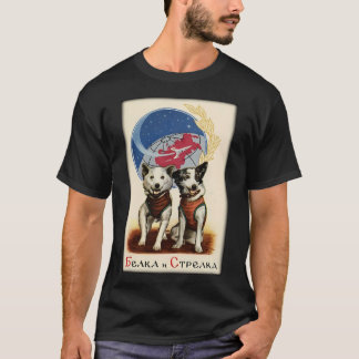 Camiseta Cães Espaciais Belka E Strelka