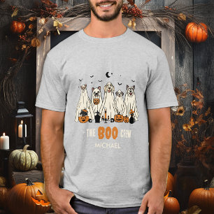 Camiseta Cães Fantasmas da BOO Personalizam o Halloween Cor