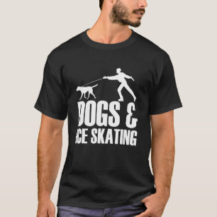 Camiseta Cães Figura Ice Cachorro Cachorro Caçador Ice Skat