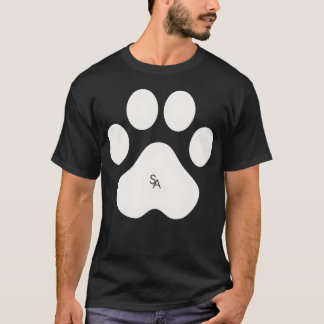 Camiseta Cães Gatos ANIMAIS PATAS IMPRESSÃO ENGRAÇADA engra