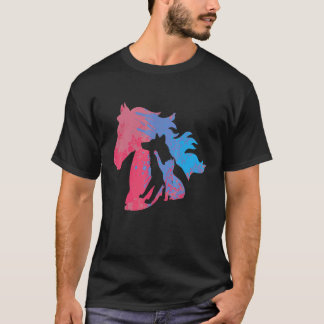 Camiseta Cães Gatos E Cavalos Animais De Estimação Para Pro