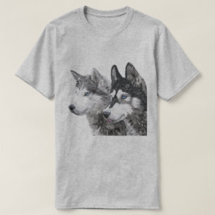 Camiseta Cães Husky Siberiano