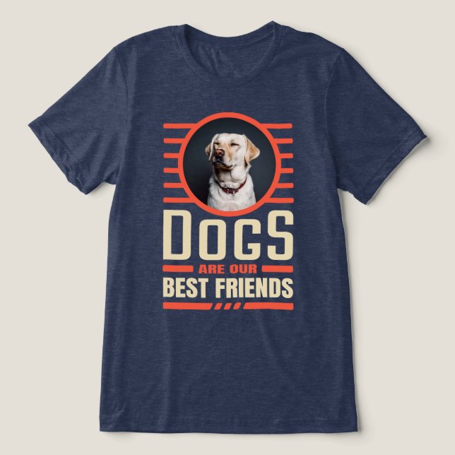 Camiseta Cães melhores amigos (Design frontal)