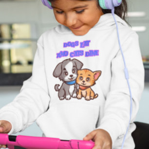Camiseta Cães Meninos Comem Gatos