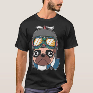 Camiseta Cães para Todos Capitão Pug 727