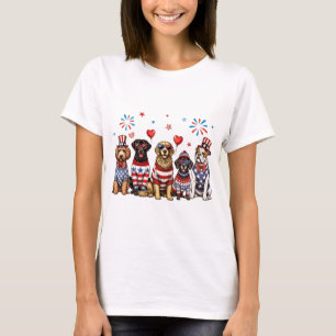 Camiseta Cães Patrióticos