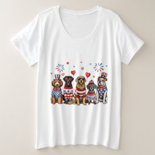 Camiseta Cães Patrióticos