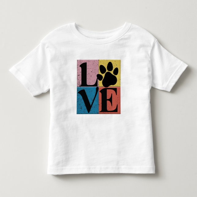 Camiseta Cães Paw Love (Frente)