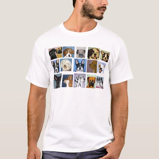 Camiseta cães pelo ginsburg de eric (Frente)