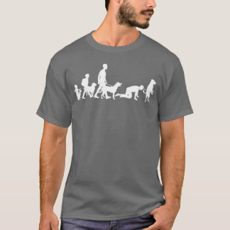 Camiseta Cães Piada Dachshund White Shepherd Cão vintage vi