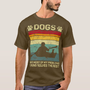 Camiseta Cães Resolvem A Maioria Dos Meus Problemas Kayakin