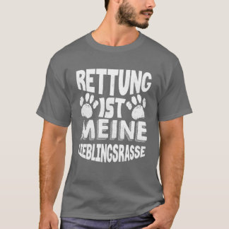 Camiseta Cães salvadores Dog Presente retrô de cão