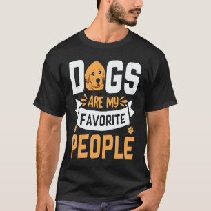 Camiseta Cães são meu povo favorito Golden Retriever Dizen
