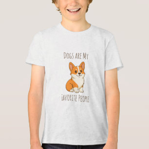 Camiseta Cães são minhas Pessoas Favoritas Corgi