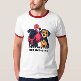 CAMISETA CÃES SÃO O MELHOR MEDICAMENTO