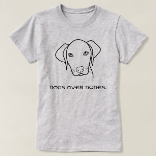 Camiseta Cães sobre caras Weimaraner