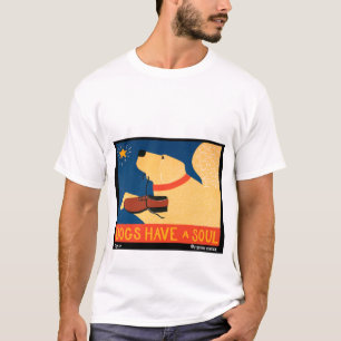 Camiseta Cães têm uma alma - Stephen Huneck