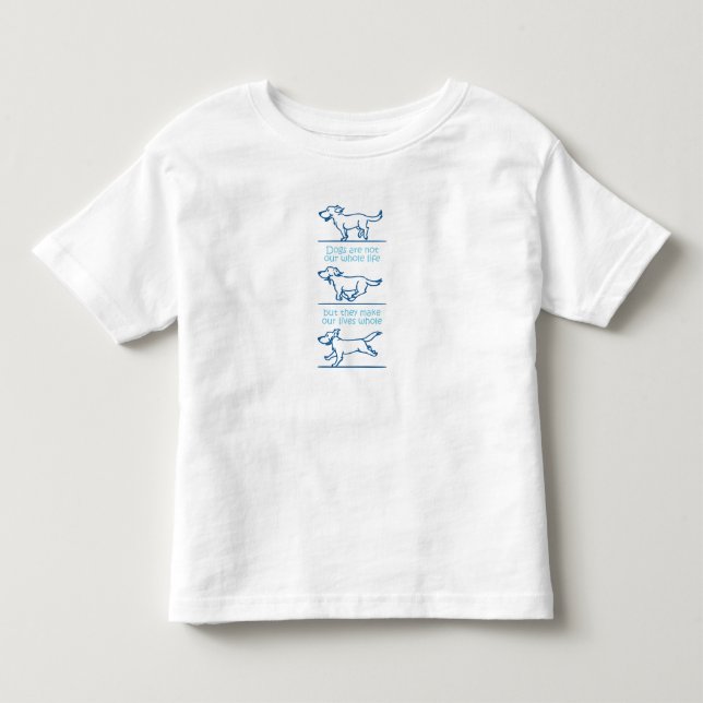 Camiseta Cães tornam nossas vidas completas (Frente)