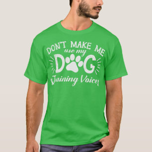 Camiseta Cães Treinando Cachorros Amam Pet Dogers Formador