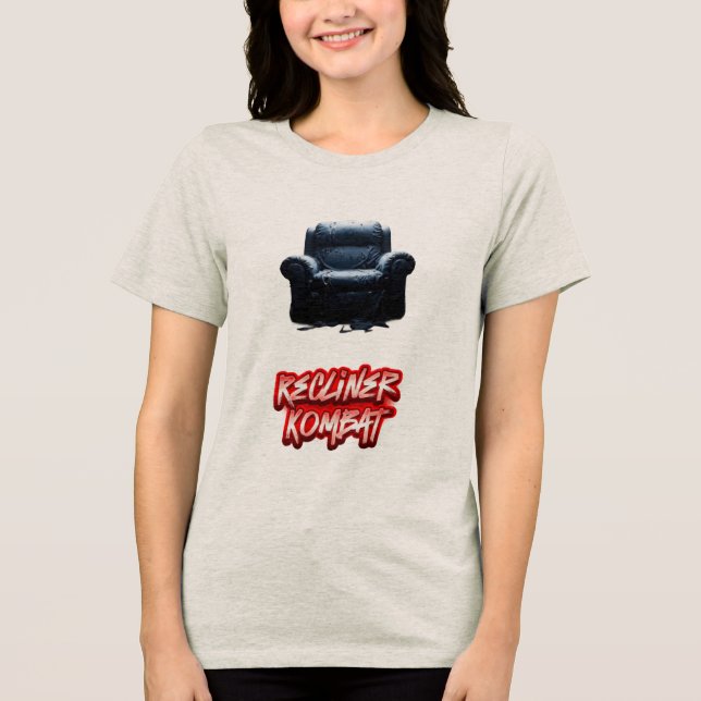 Camiseta Cães vs Cat Recliner Kombat (Frente)