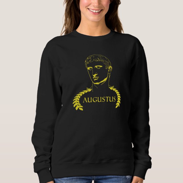 Camiseta Caesar Augustus Império Romano Para A História (Frente)