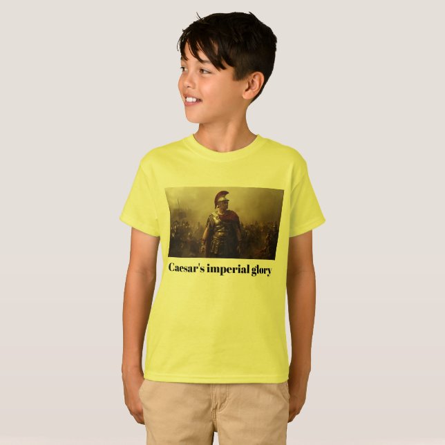 Camiseta Caesar's imperial glory yellow (Frente Completa)