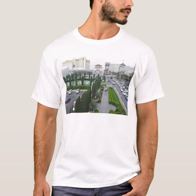 Camiseta Caesars Palace dos casinos dos hotéis das fontes (Frente)