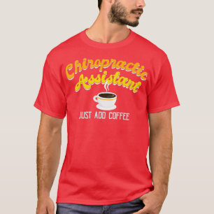 Camiseta Café 1 do Assistente Quiroprático Engraçado