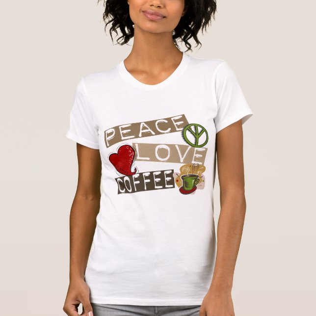 CAMISETA CAFÉ 2 DO AMOR DA PAZ (Frente)