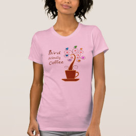 Camiseta Café Amigo de Pássaro
