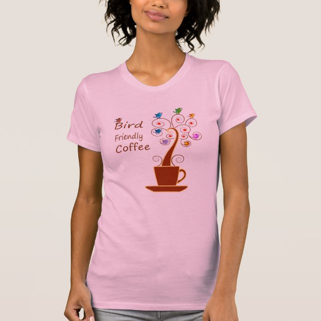Camiseta Café Amigo de Pássaro (Frente)