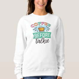 Camiseta Café antes da conversa