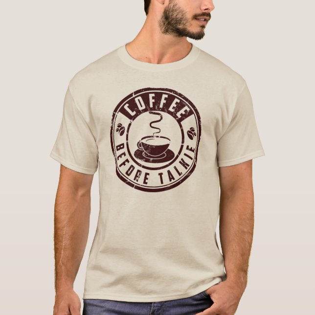 Camiseta Café antes do talkie (Frente)