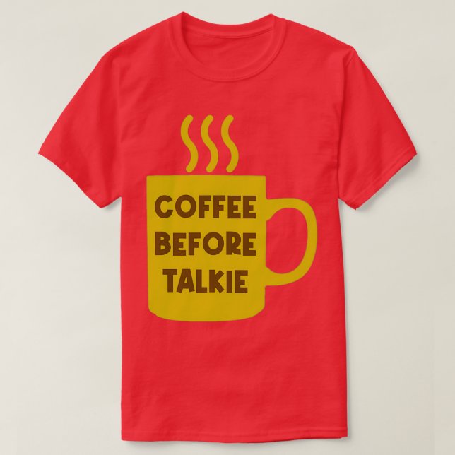 Camiseta Café antes do Talkie 1 (Frente do Design)