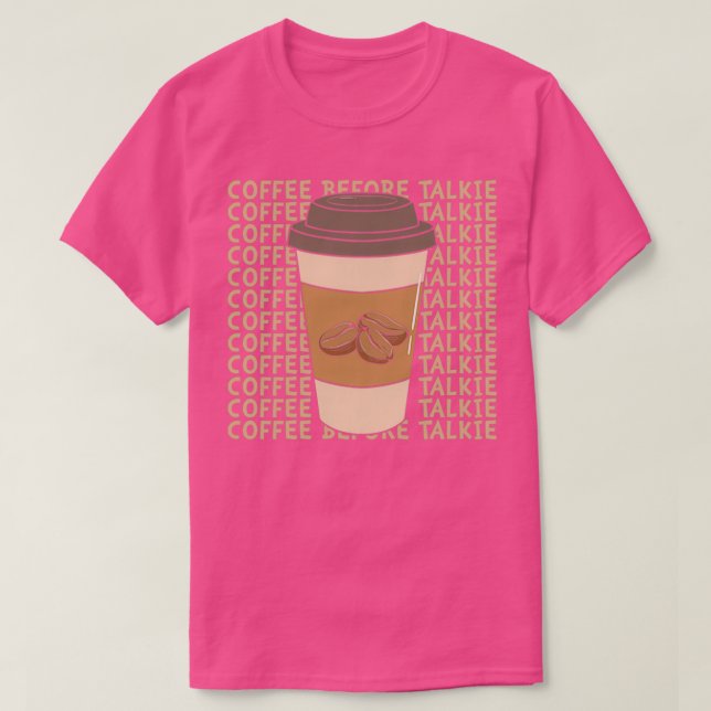 Camiseta Café antes do Talkie 3 (Frente do Design)