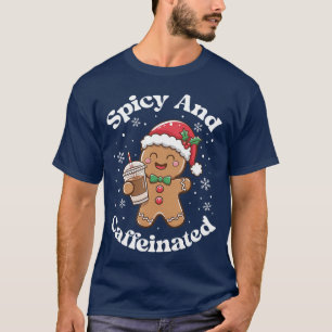 Camiseta Café Apimentado E Cafeinado Mulheres Pão de Mel Ch