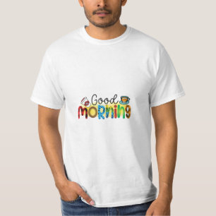 Camiseta Café Art Bom Dia