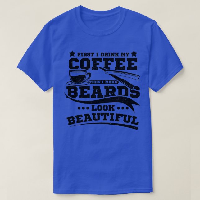 Camiseta Café Barber (Frente do Design)