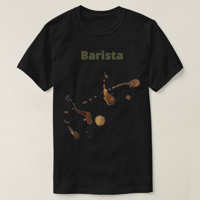 Camiseta Café Barista 24 (Frente do Design)