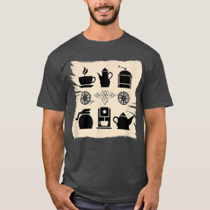 Camiseta Café - Barista Café Fabricante Foodie Café