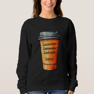 Camiseta Café Barista Misspells Sasquatch - Pé Grande Engra