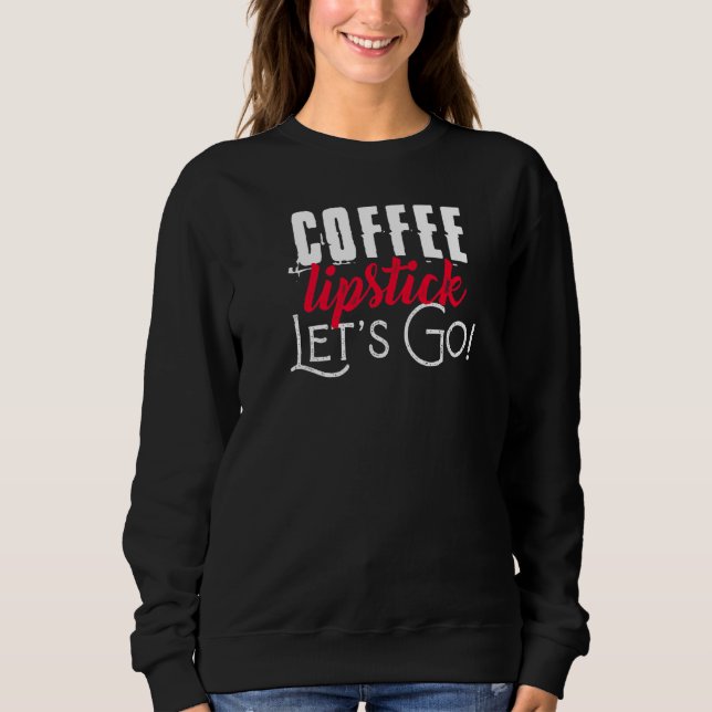 Camiseta Café Batom Vamos Ir (Frente)
