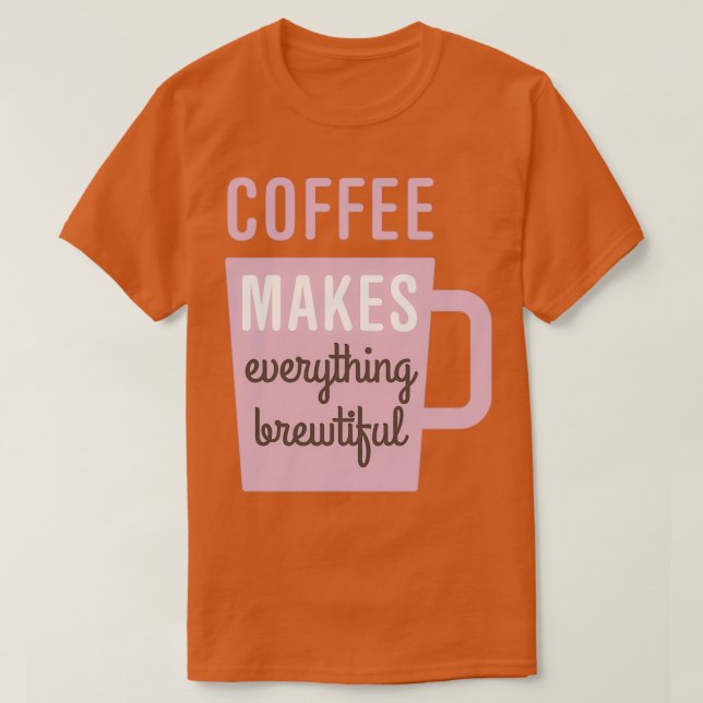 Camiseta Café Bonito (Frente do Design)