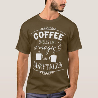 Camiseta Café Bonito Cheira Como Fairytales Café Cafeína